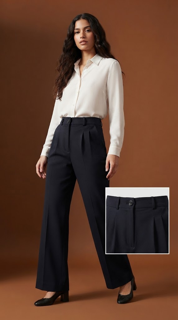 Pantalón formal pinzado / P75