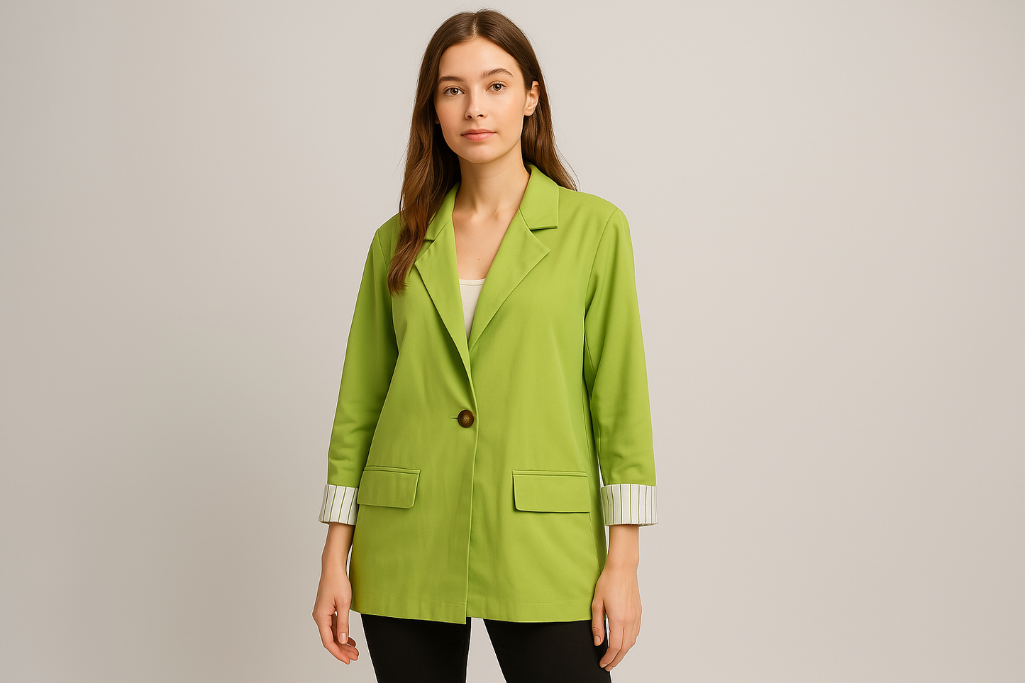 Blazer largo estilo casual / P63 image 0