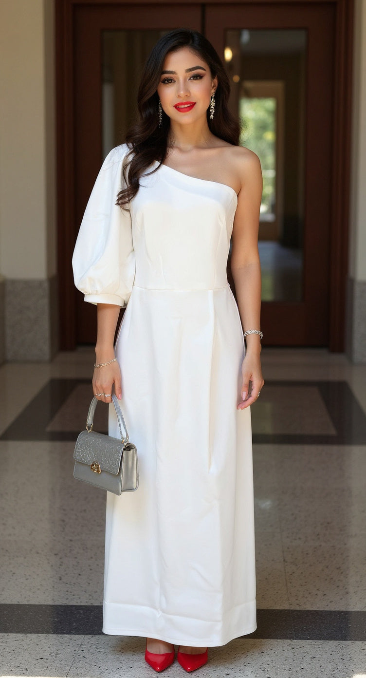 Vestido blanco /AO120 image 1