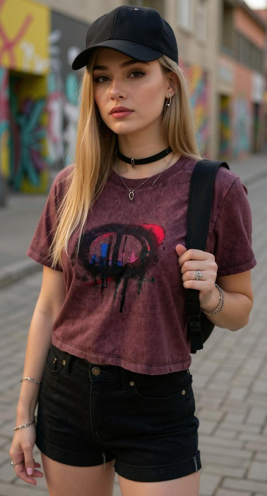 Top vino con diseño redondo / P254 image 1