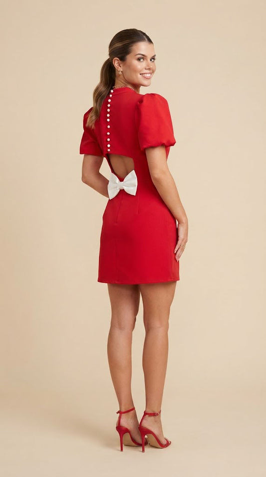 Vestido Rojo Corto / SH117