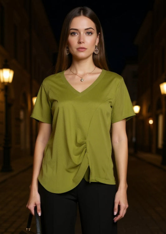 Blusa verde oliva / P285 image 1