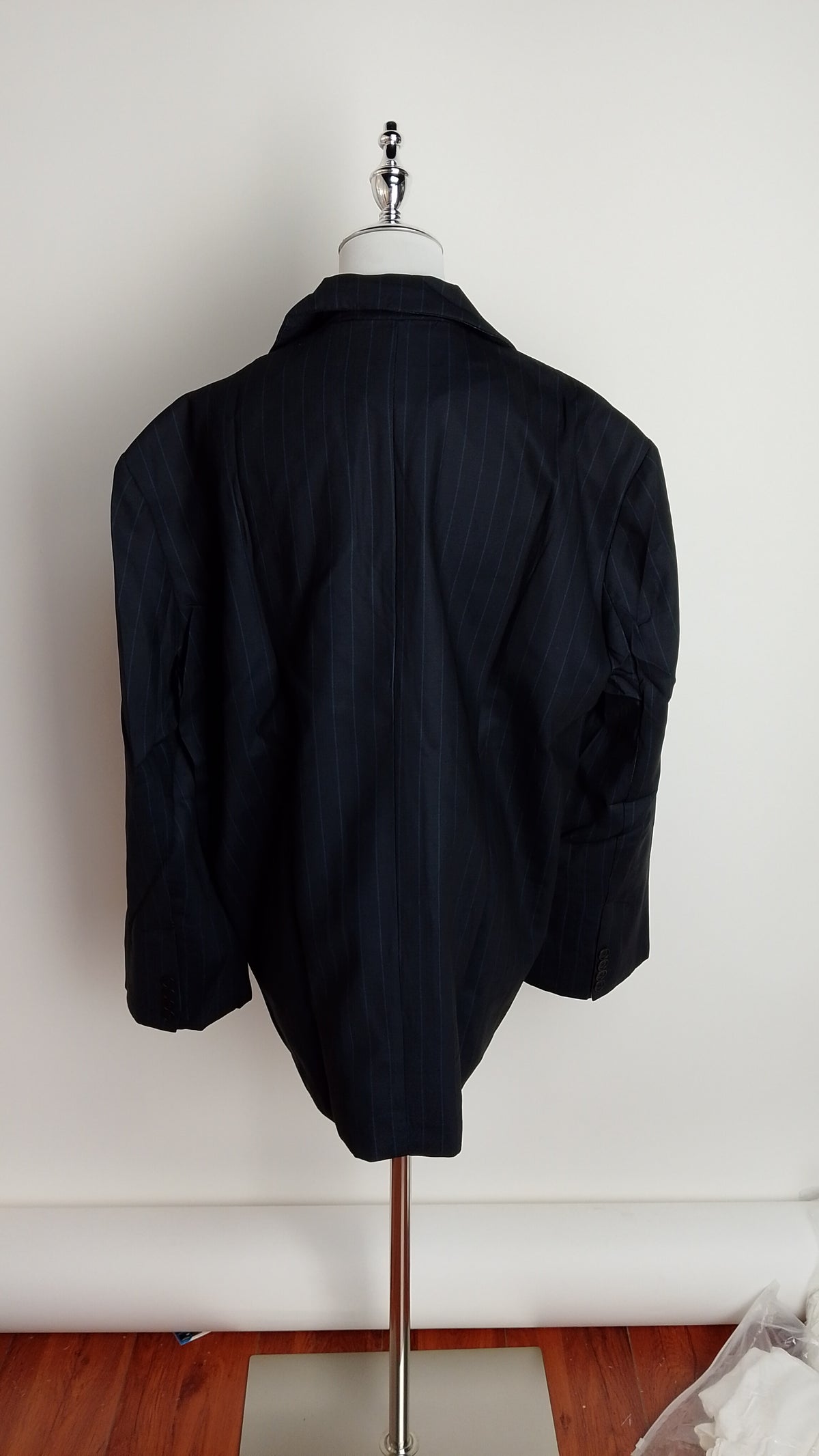 Blazer sastre azul oscuro con líneas – ANBL2610