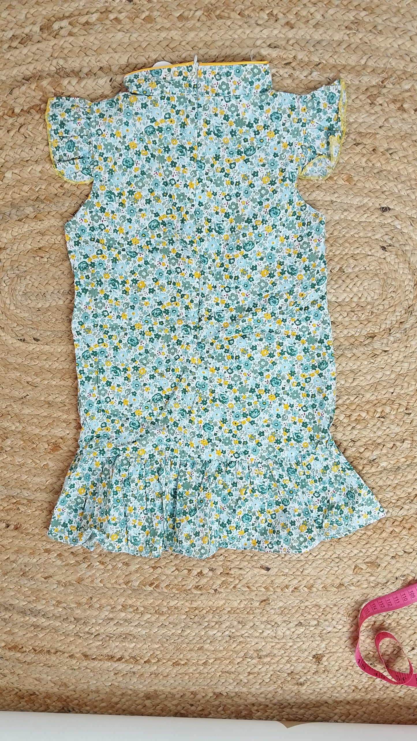 Vestido Niña Floral Azul / ANK28