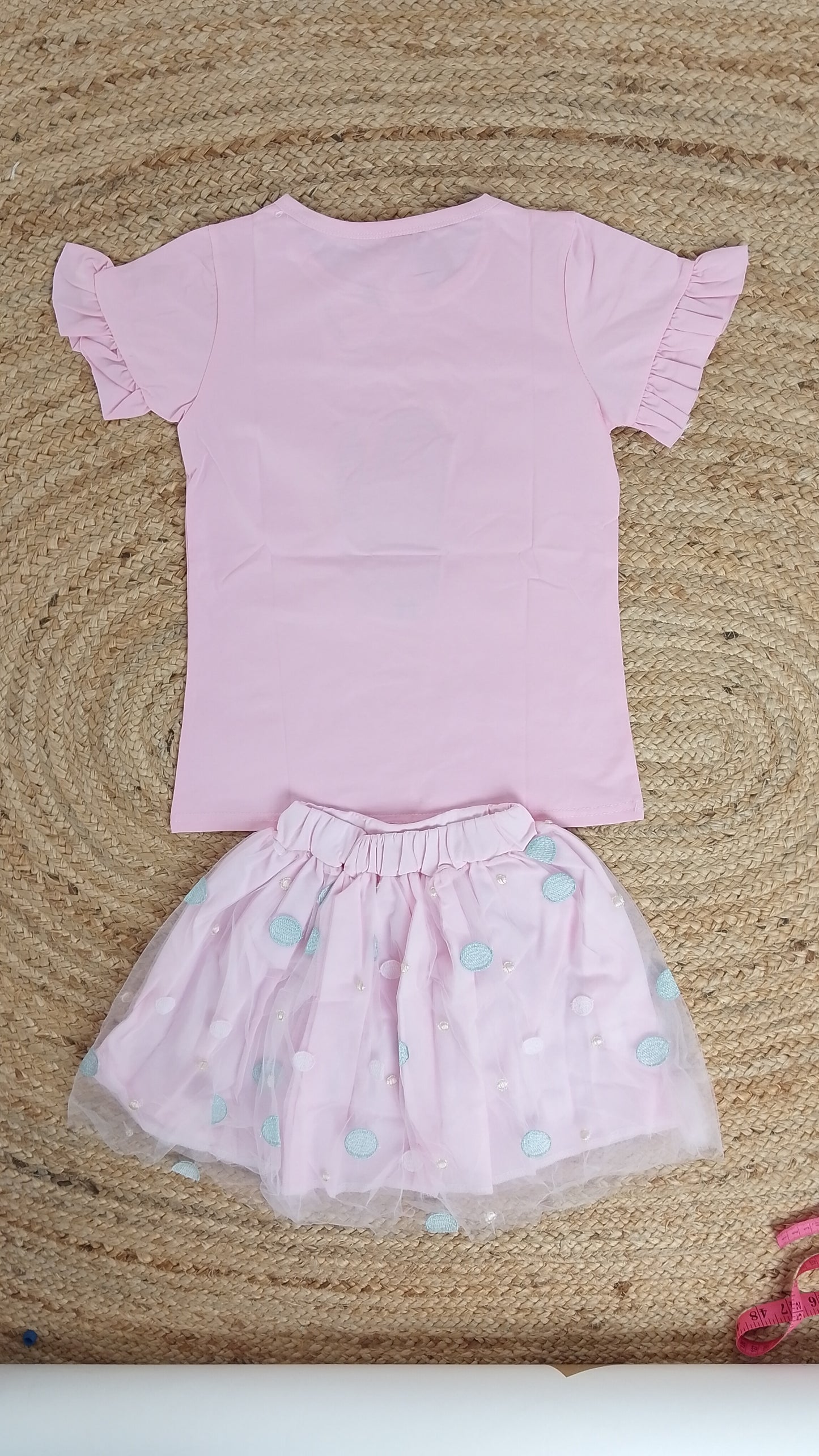 Set 2 piezas Tul Corazón / ANK33