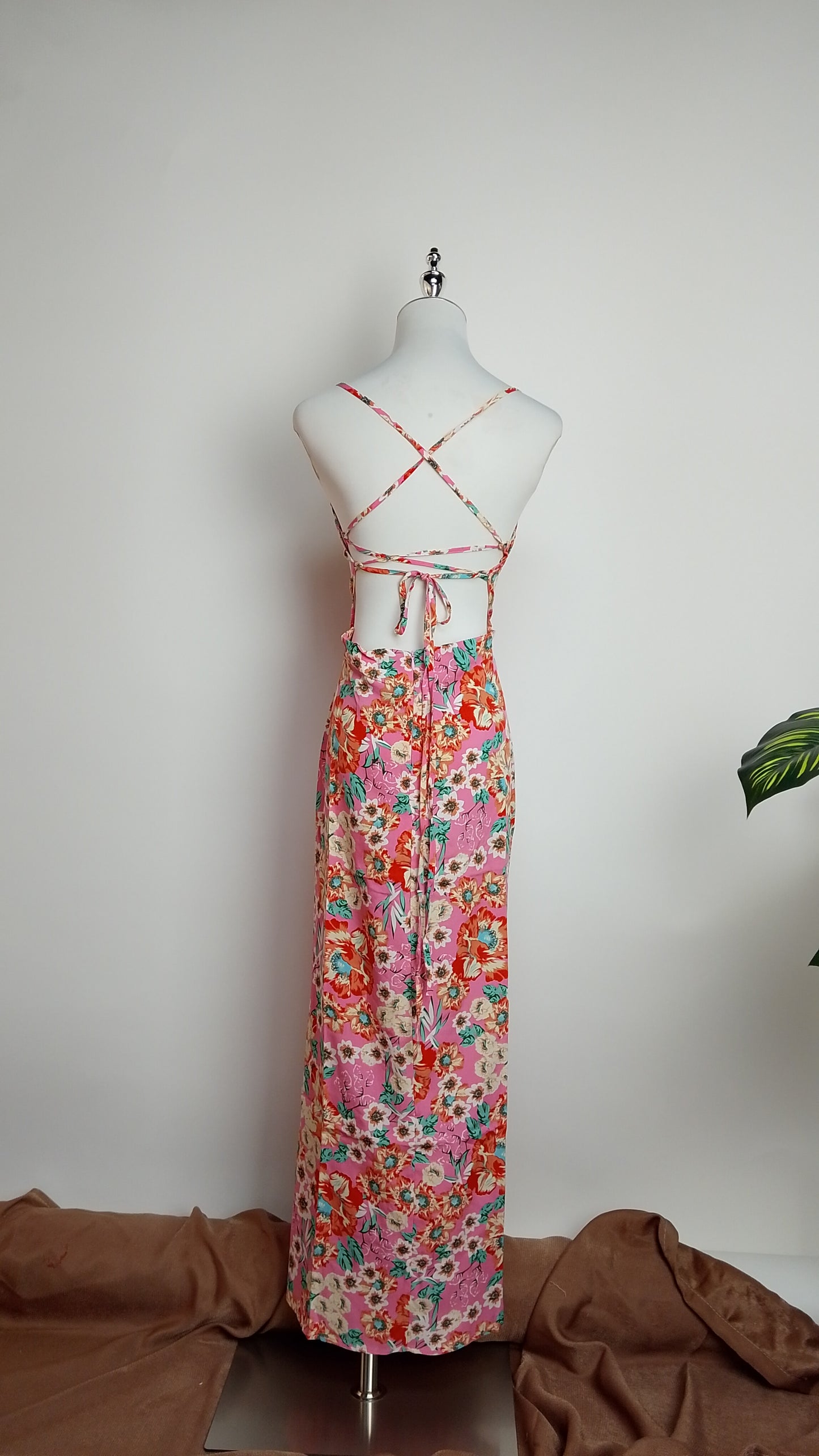 Vestido largo multicolor / ANV42