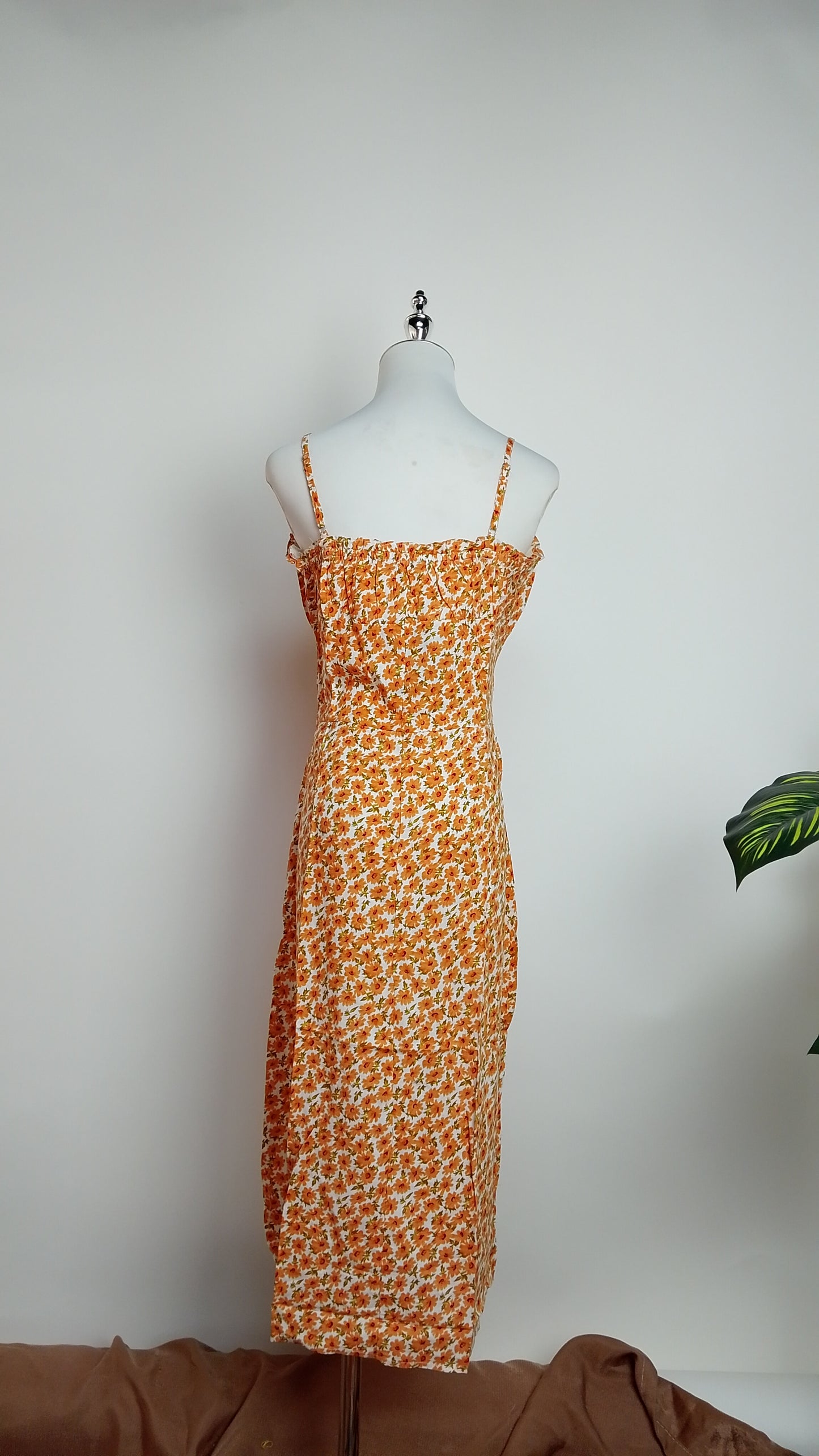 Vestido naranja verano / ANV45