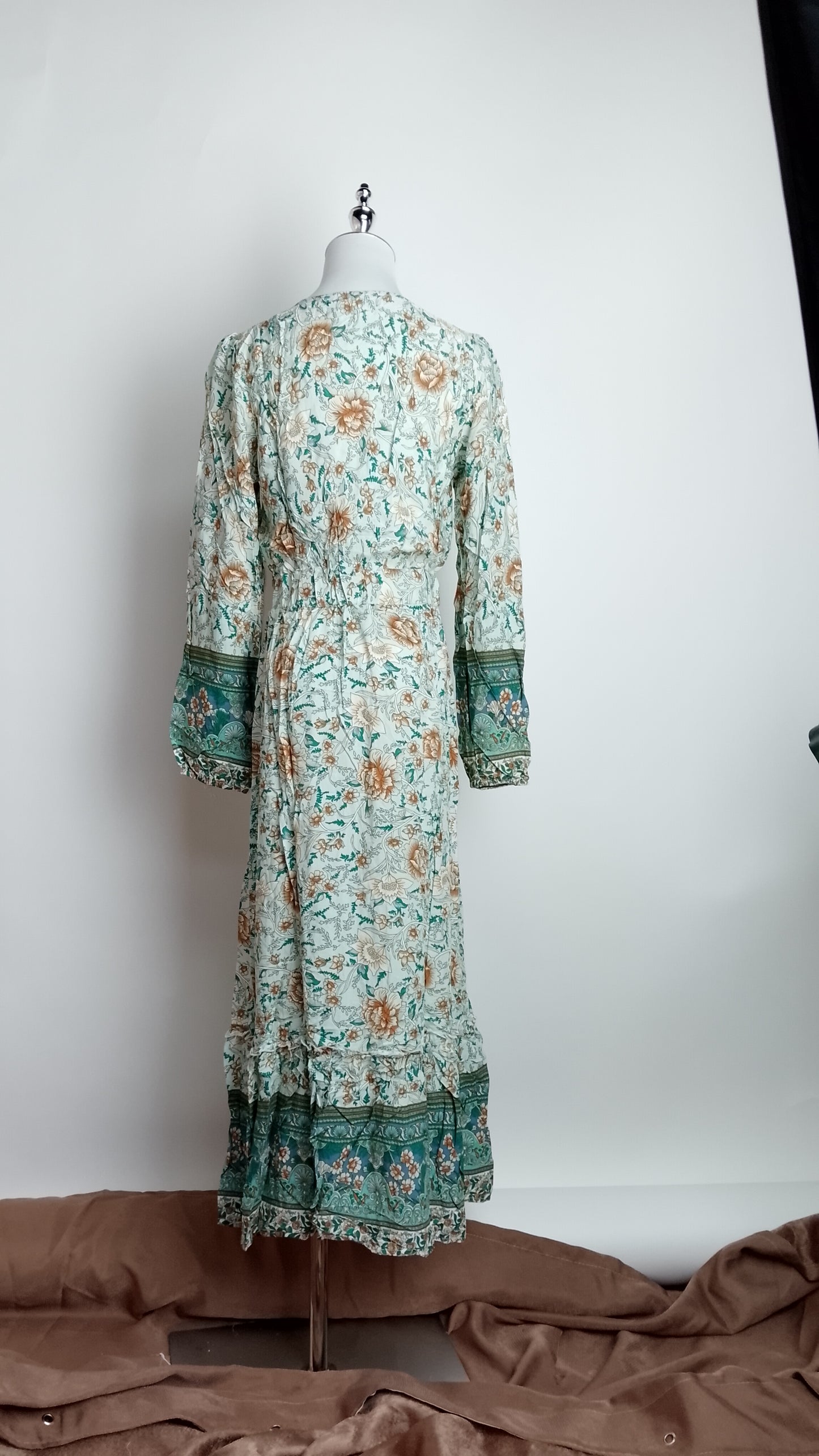 Vestido maxi boho estampado / ANV55