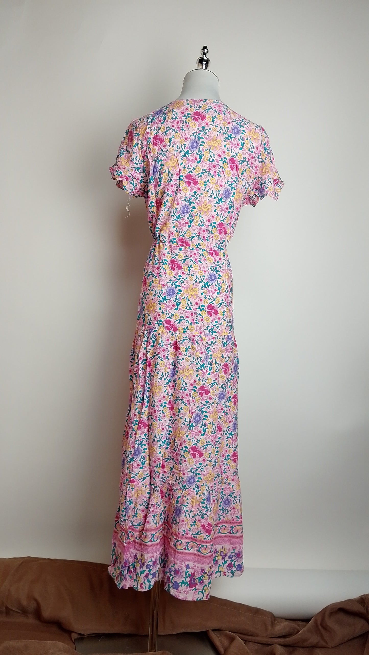 Vestido estampado rosa / ANV59