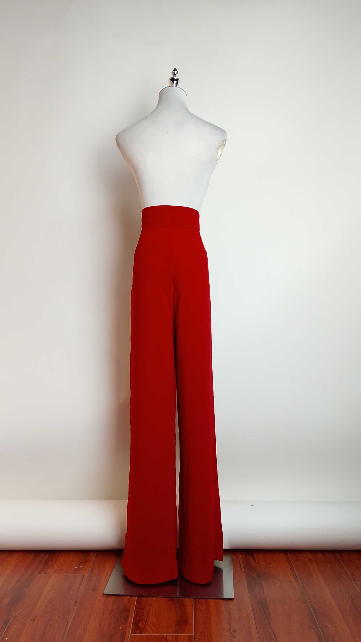 Pantalón wide-leg rojo / ANE1001-75