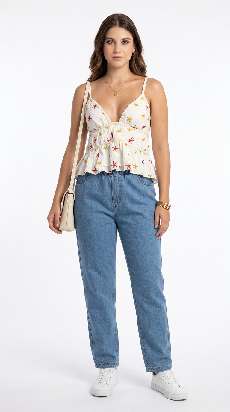 Conjunto Blusa & Denim / CAS11