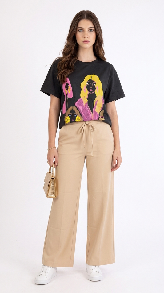 Conjunto Multicolor con Beige / CAS50