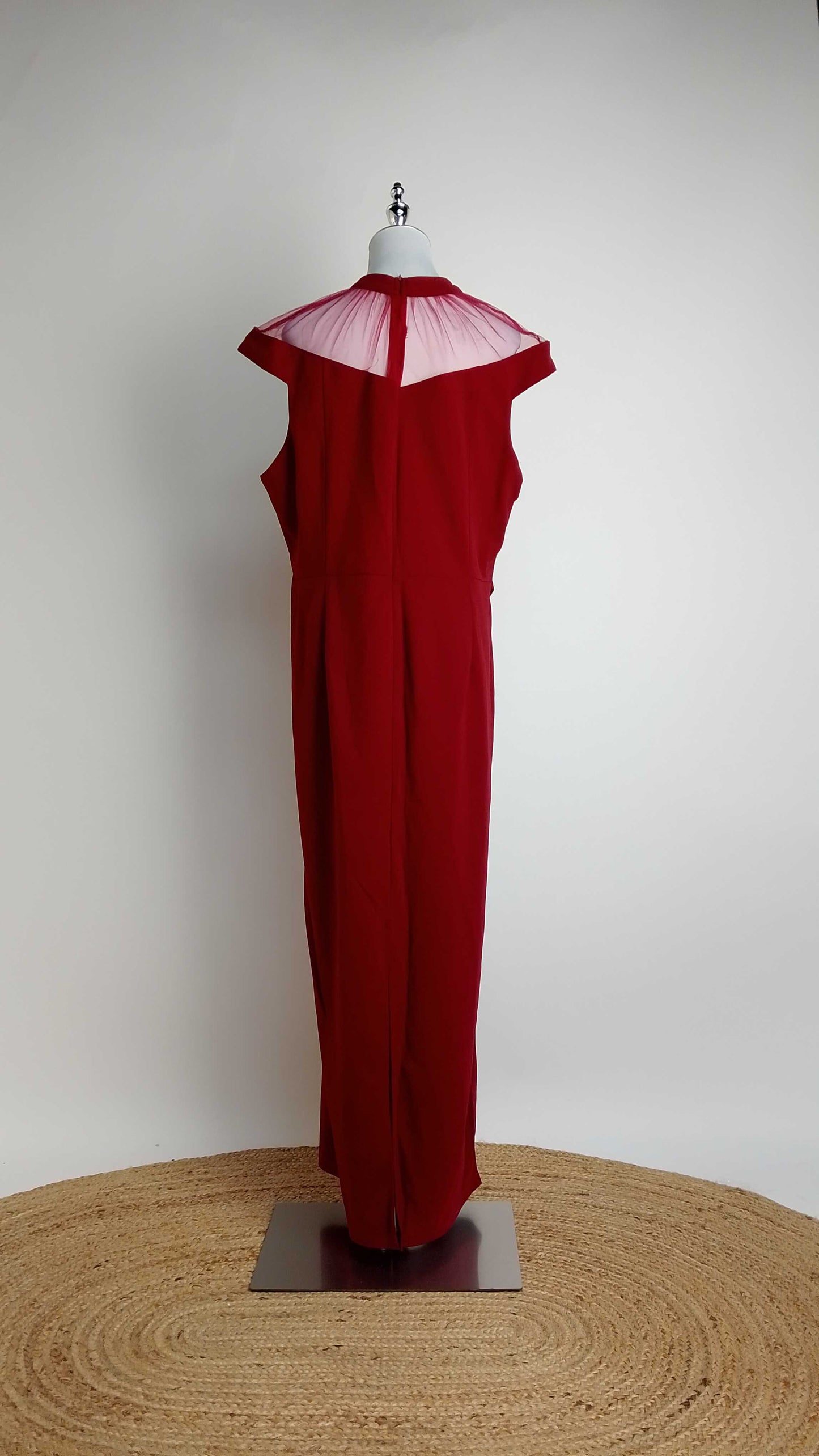 Vestido rojo largo / AO179