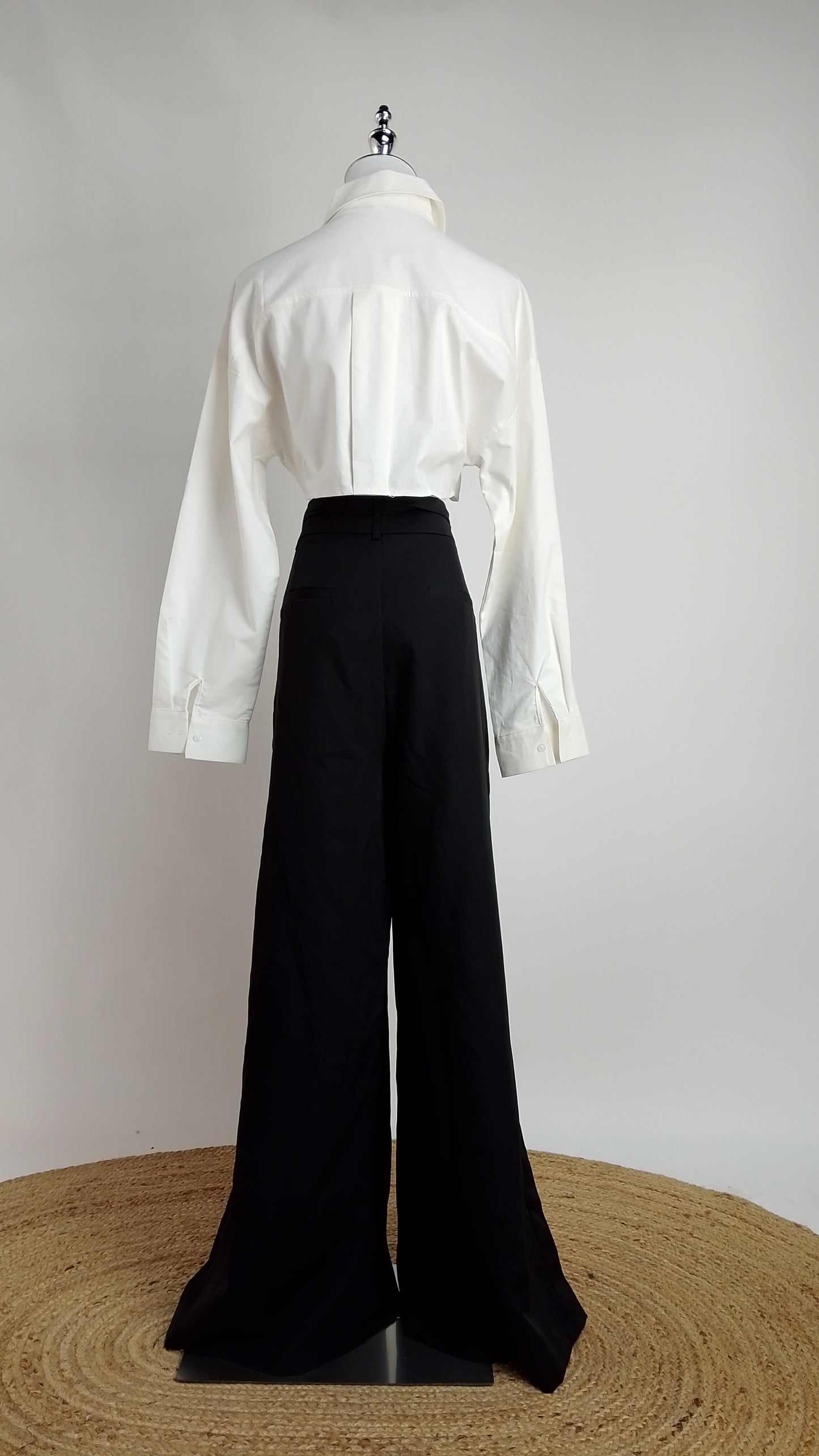Pantalón negro sastre amplio / ANE1001-22