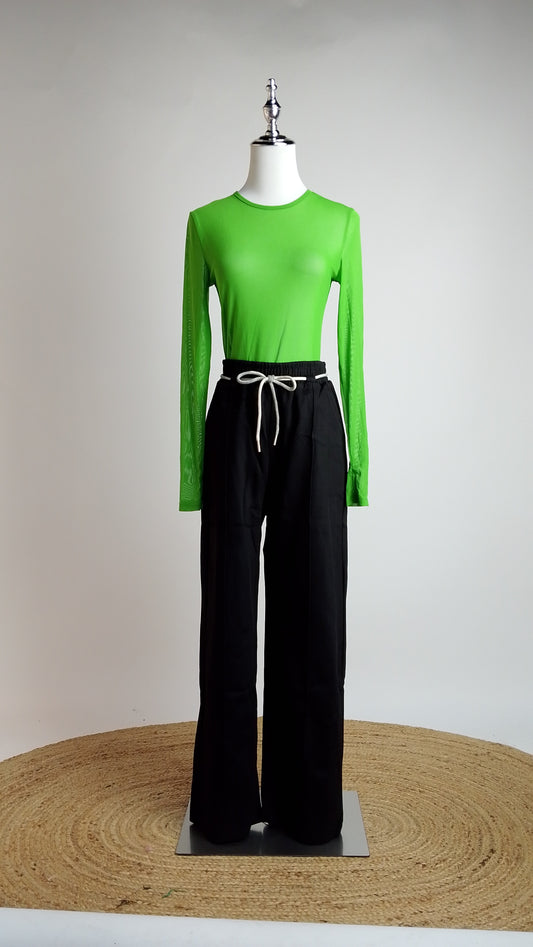 Pantalón negro ajustable / ANE1001-28