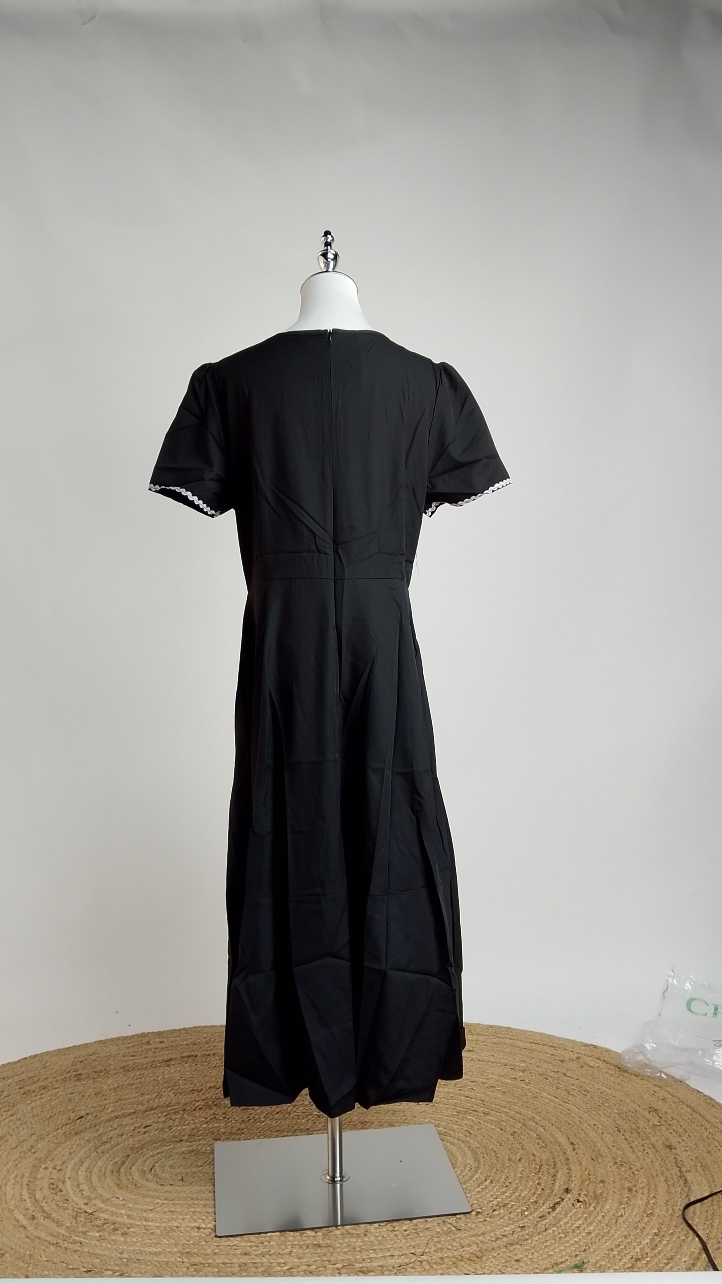 Vestido Negro Midi / L55A