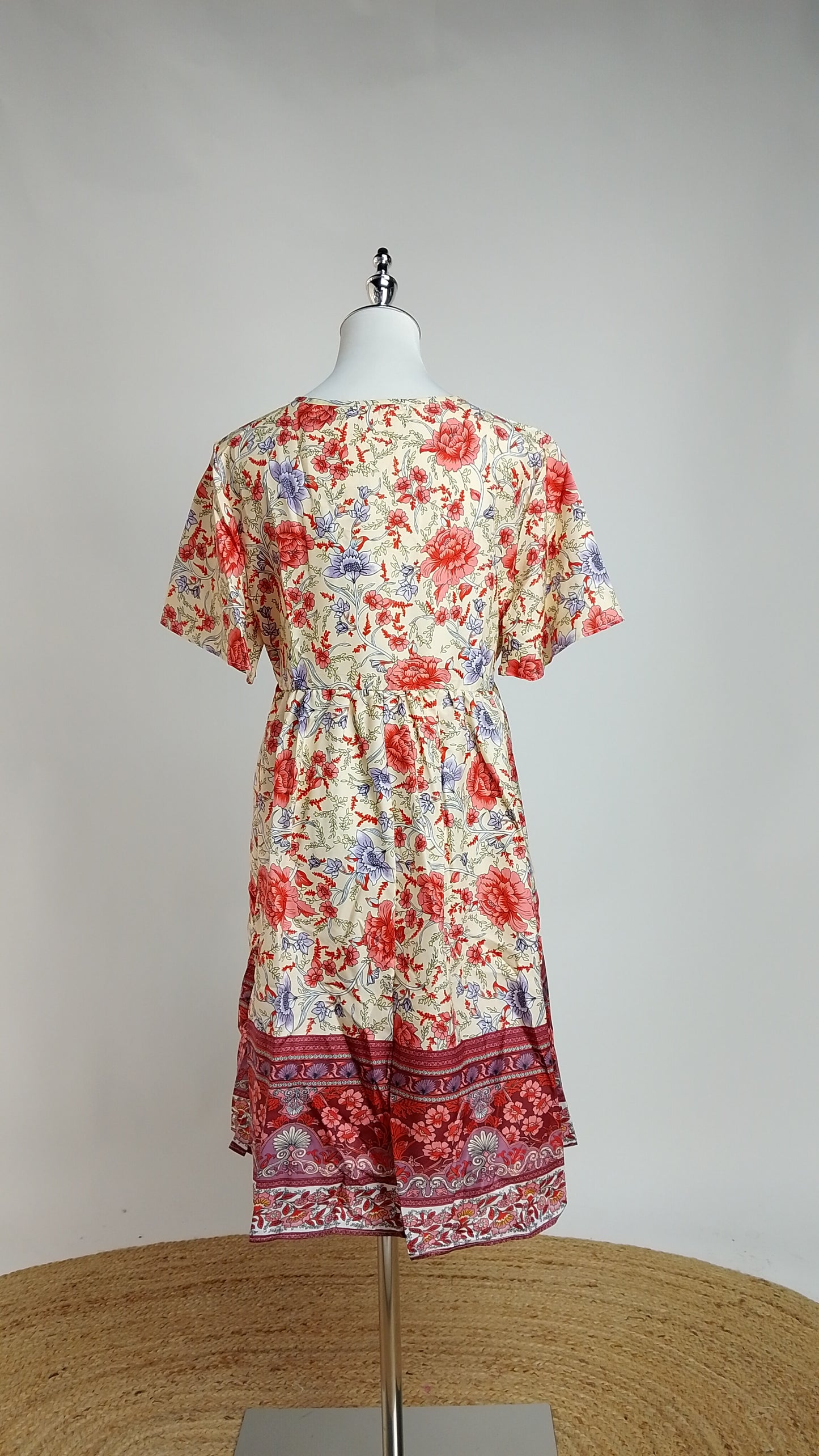 Vestido Floral Coral / L76A