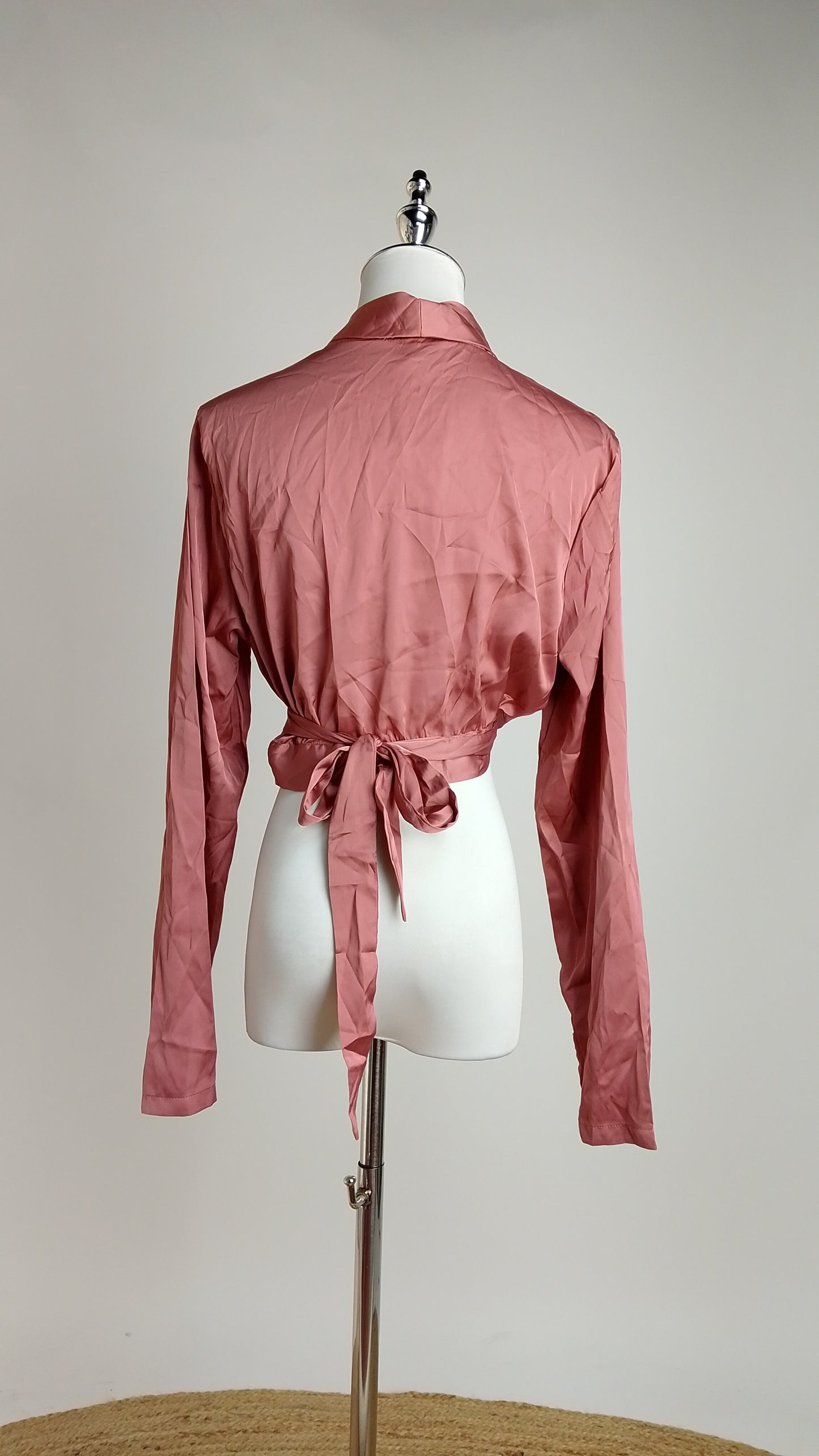 Blusa Satinada Cruzada / ANB26041