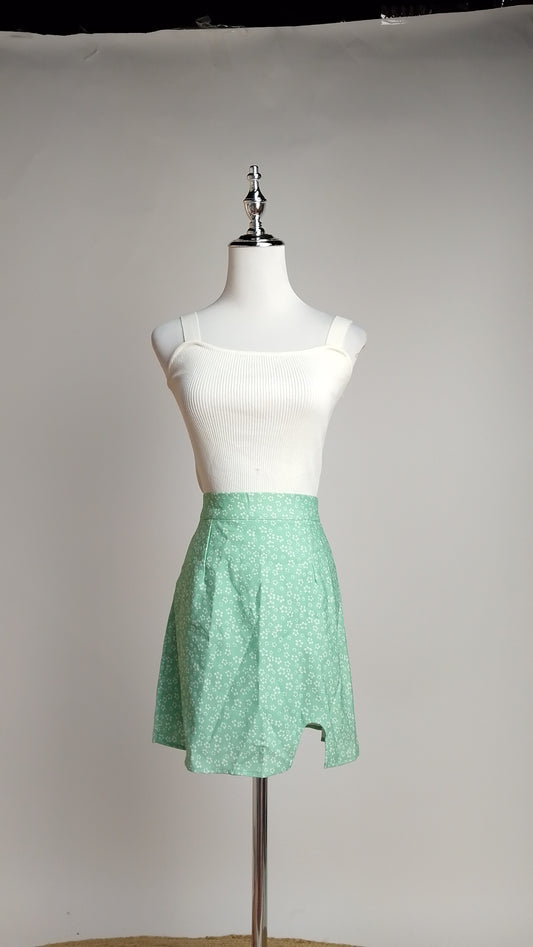 Falda Verde Agua Casual / ANF09