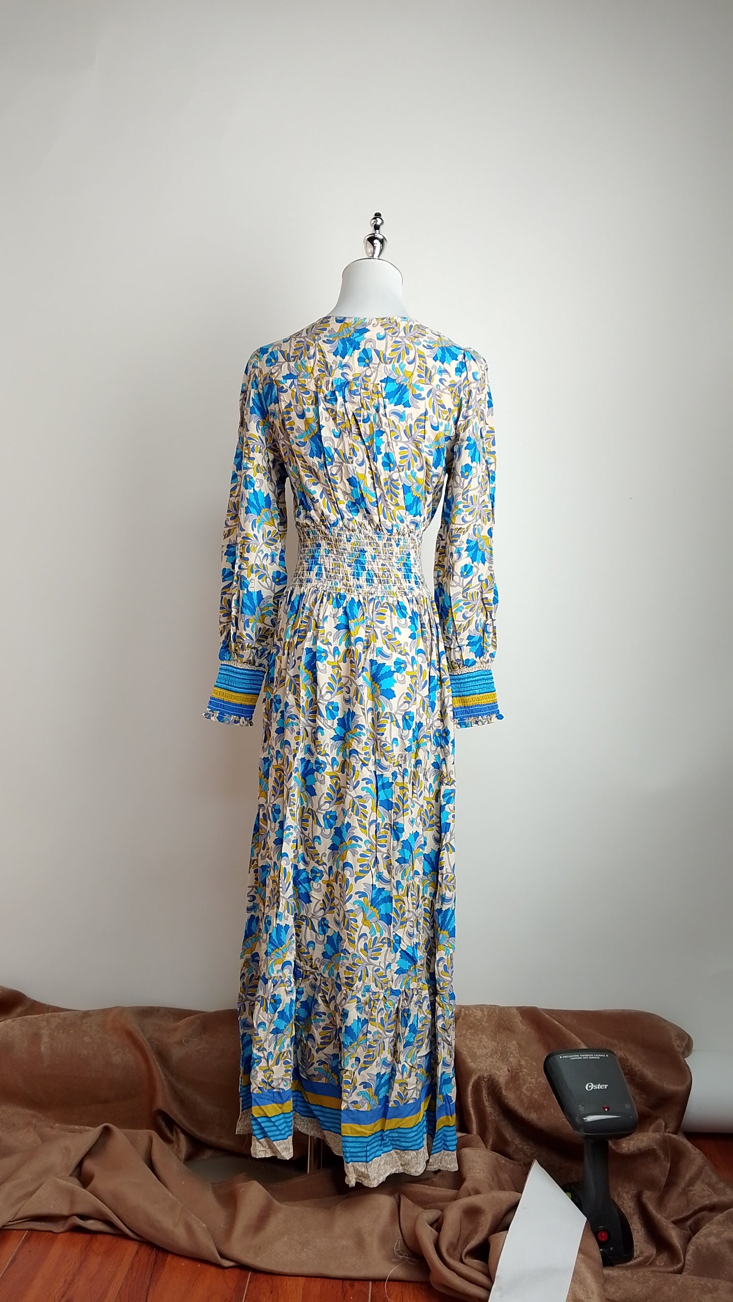 Vestido Floral Azul / ANU15