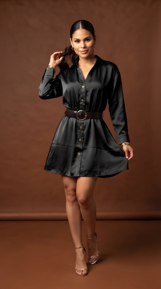 Vestido corto cruzado / ANV94