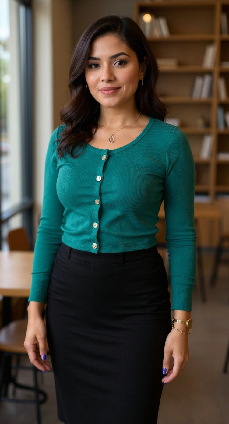 Suéter manga larga Botones/S45 S image 0