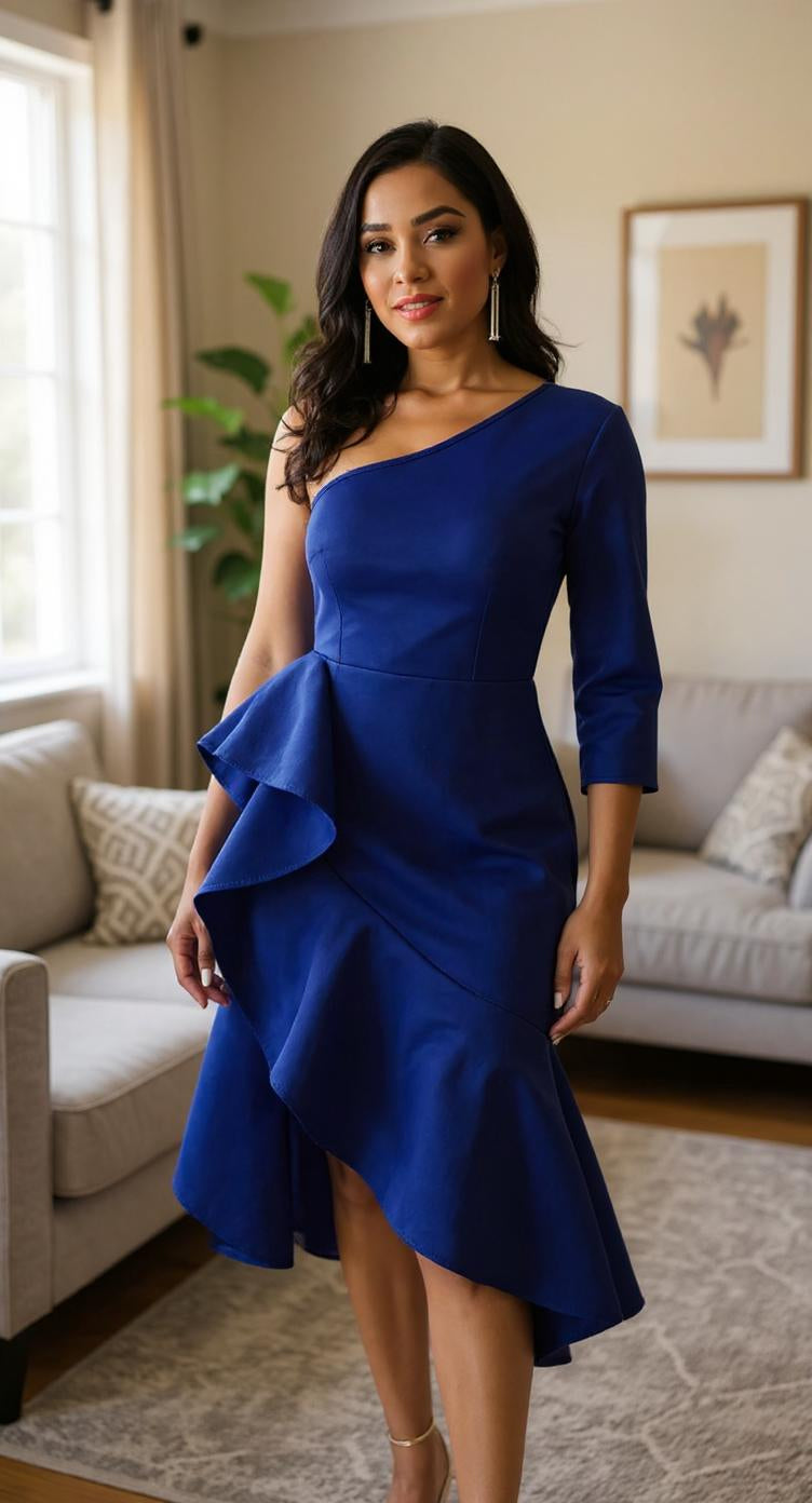 Vestido Azul Elegante AOMEI / AO31 image 1