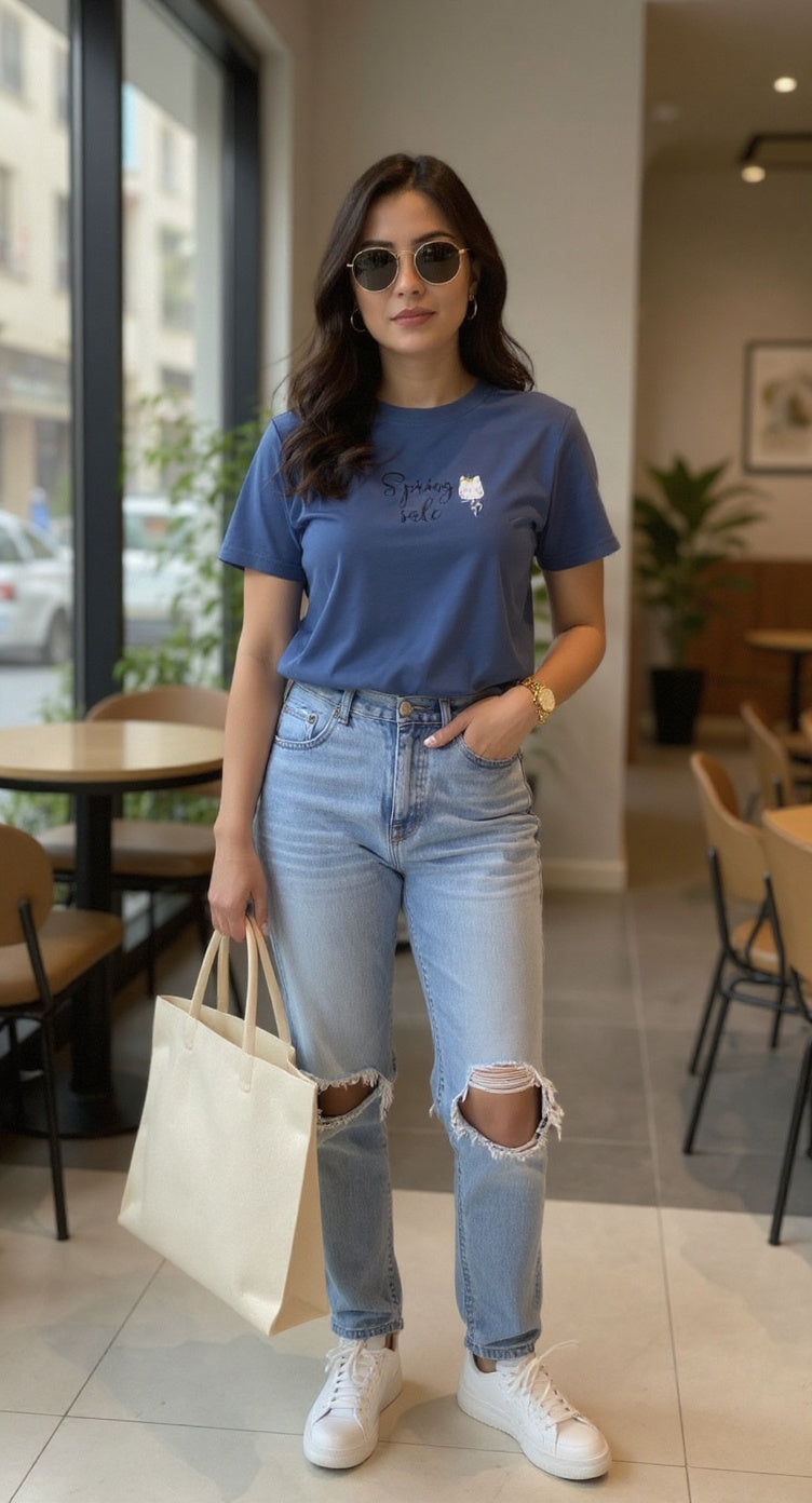 Camiseta Estampa Gatito/S39 M image 0