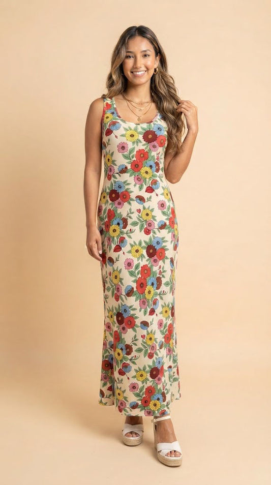 Vestido Floral Multicolor / SH110