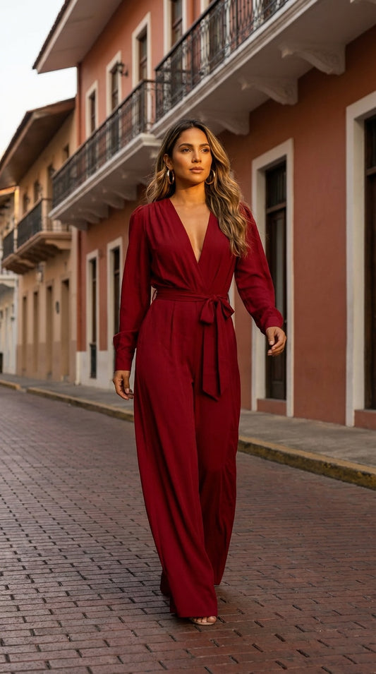 Enterizo Rojo Intenso / ANU40