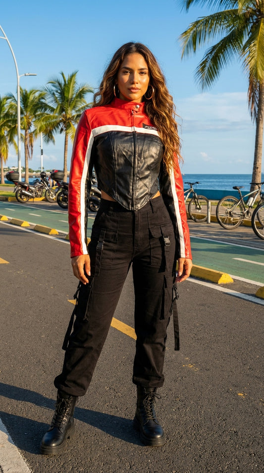 Jacket corta con cierre / SH54