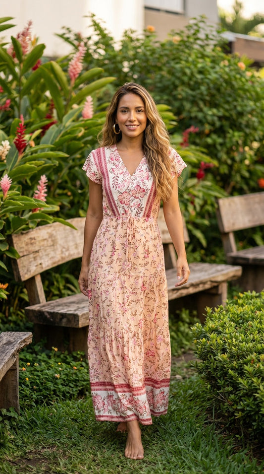 Vestido Midi Estampado / ANU54