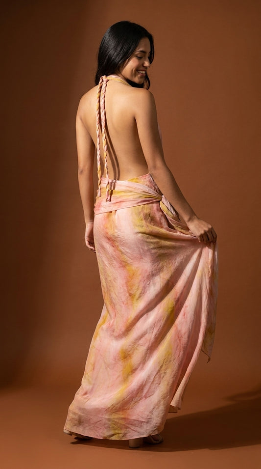 Vestido Rosa Elegante / SH105