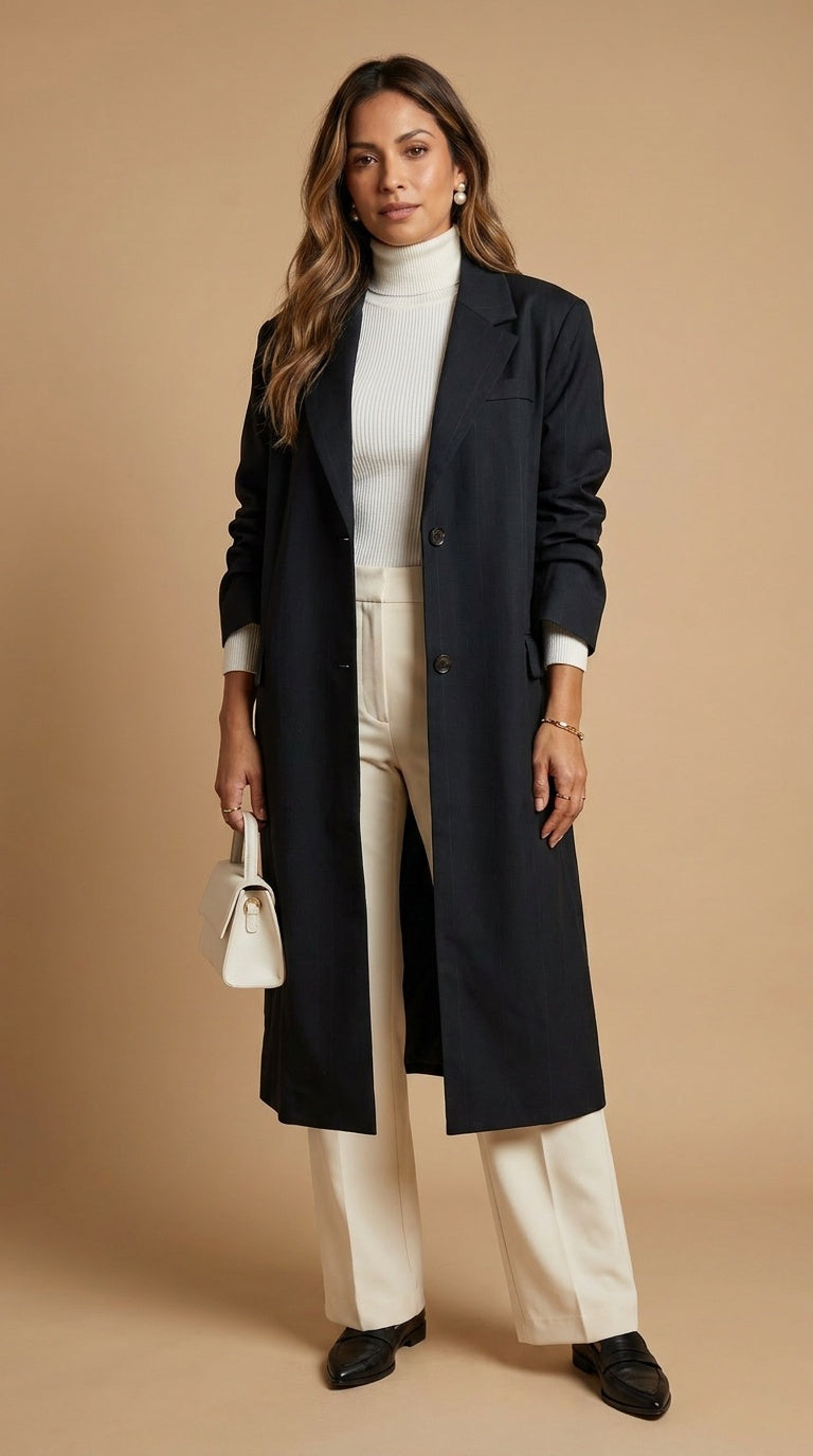 Blazer Largo Elegante / ANBL2654