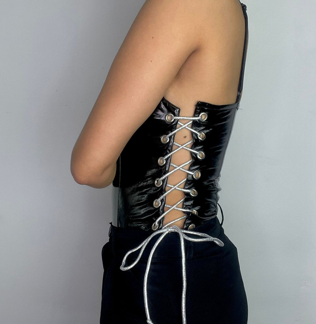 Body encaje negro D&M / V129