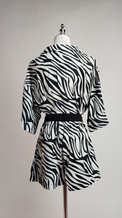 Set Estampado de Blusa y Short / ANSET18