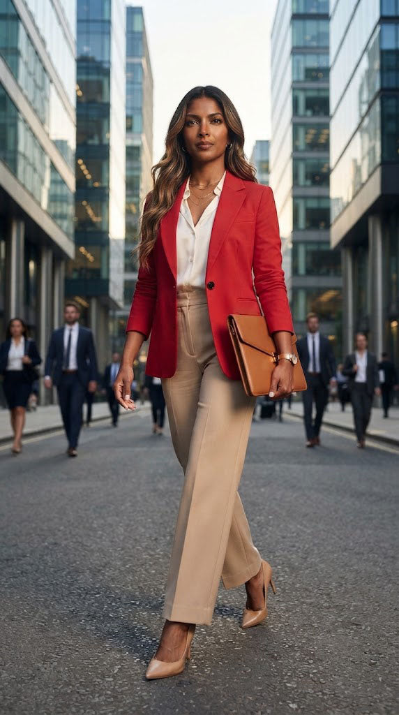 Blazer Rojo Clásico / ANBL2667