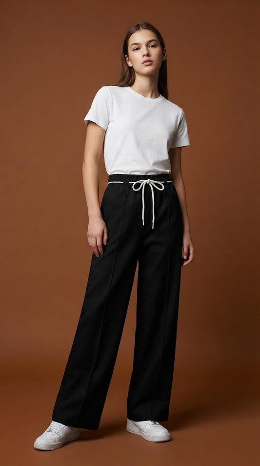Pantalón negro deportivo / ANE1001-28