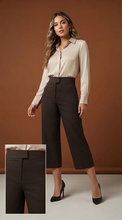 Pantalón marrón elegante / ANE1001-24