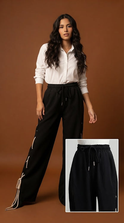 Pantalón Negro Deportivo / ANE1001-53