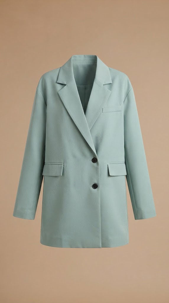 Blazer Oversize Azul / ANBL2679