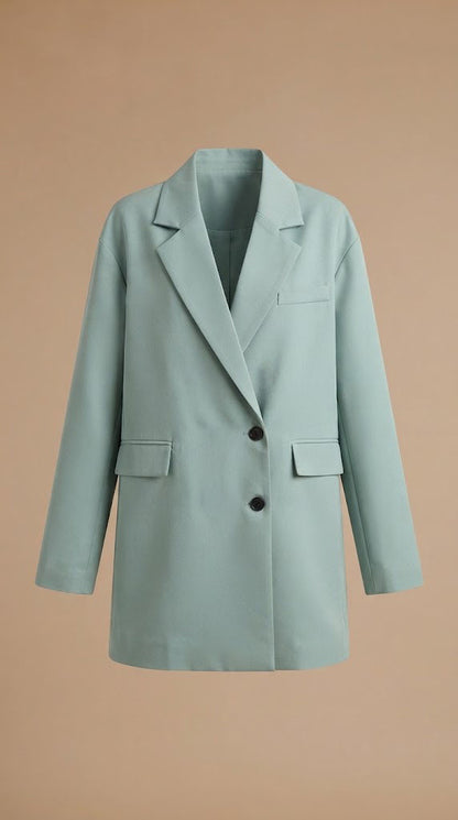 Blazer Oversize Azul / ANBL2679