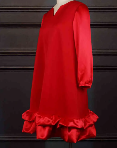 Vestido elegante Rojo / AO11 image 5