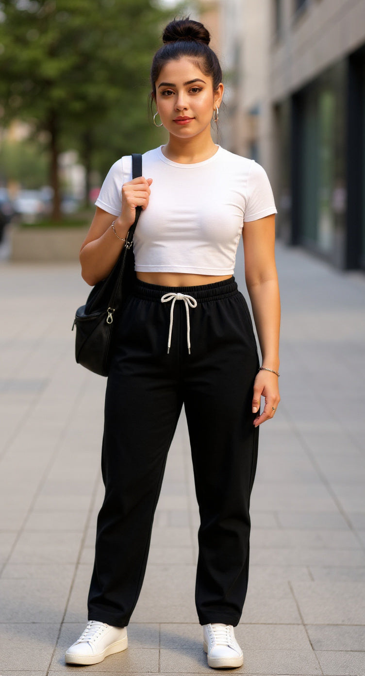 Pantalón con cordón ajustable / P189 image 0