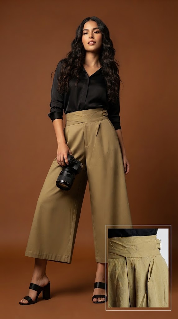 Pantalón beige cargo / ANE1001-38