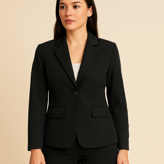 Blazer negro clásico / P168 image 0