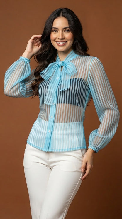 Blusa azul /AO105