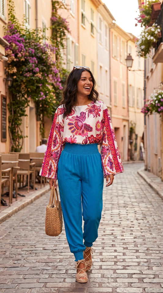 Outfits Blanco y Turquesa / CAS141