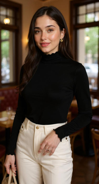 Blusa cuello tortuga / P119 image 0