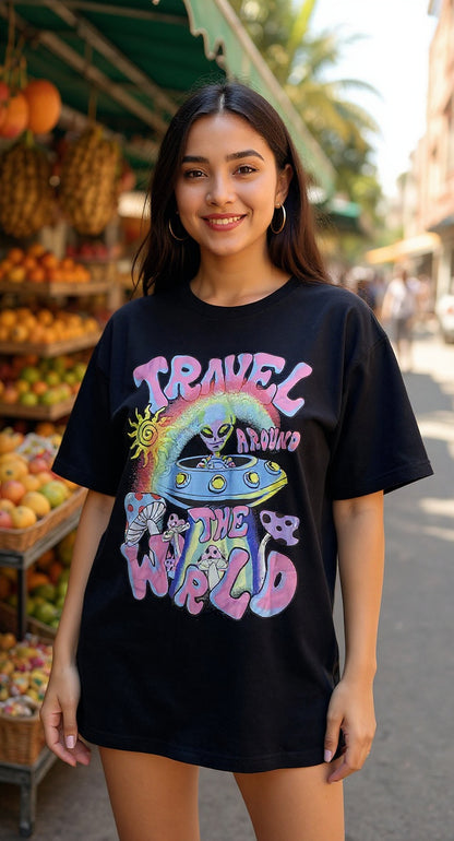 Camiseta  Estampa Travel/S37    XL image 0